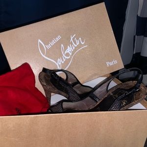 Christian Louboutin Marchand OpenToe Rete/Capretto